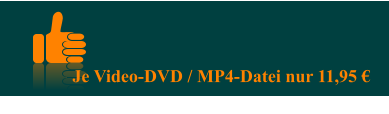 Je Video-DVD / MP4-Datei nur 11,95 €